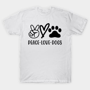 Peace Love Dogs T-Shirt